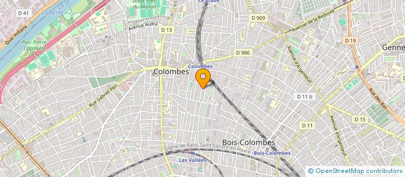 localisation de l'entreprise CHOPIN à COLOMBES