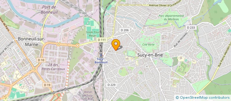 localisation de l'entreprise CHOPIN CONSEIL à SUCY-EN-BRIE