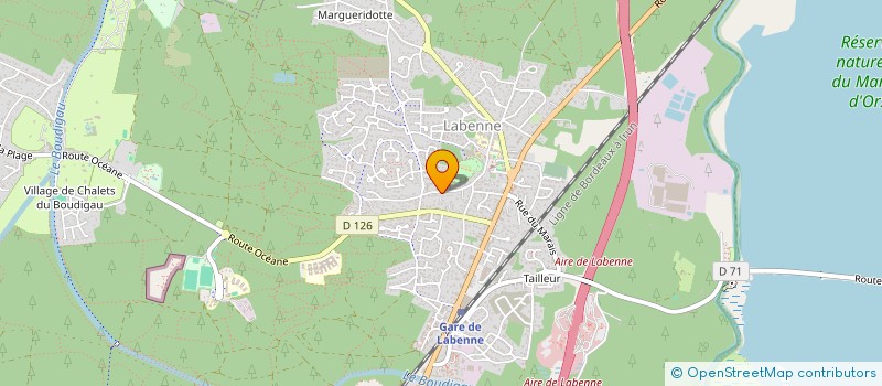 localisation de l'entreprise CHOPIN IMMOBILIER  LABENNE