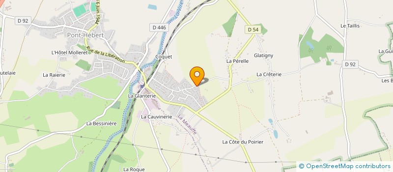 localisation de l'entreprise CHOPIN LETURC  LA MEAUFFE