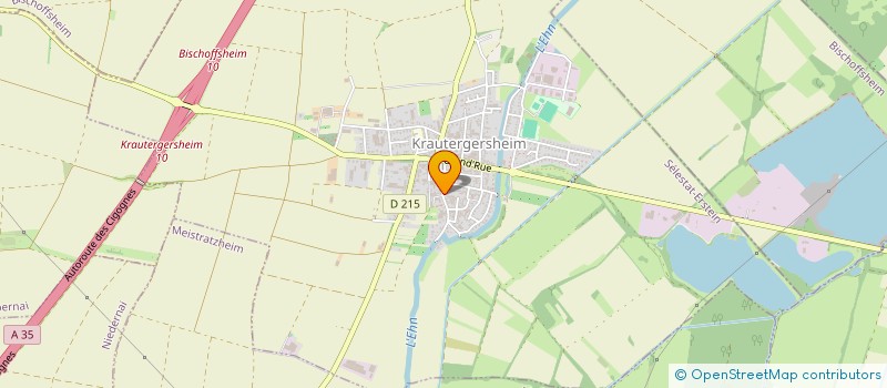 localisation de l'entreprise CHOPP-IMMO  KRAUTERGERSHEIM