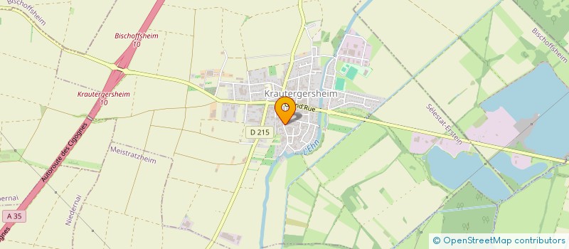 localisation de l'entreprise CHOPP'INFO  KRAUTERGERSHEIM