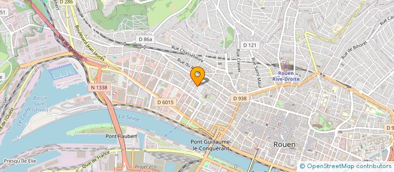 localisation de l'entreprise CHOPPIN HAUDRY DE JANVRY DUMONT  ROUEN