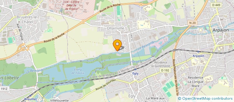 localisation de l'entreprise CHOPQUEL à OLLAINVILLE