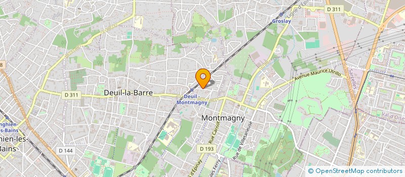 localisation de l'entreprise CHOPRHA  DEUIL-LA-BARRE