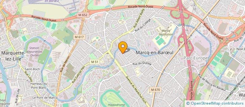 localisation de l'entreprise CHOQUEL AND CO  MARCQ-EN-BARUL