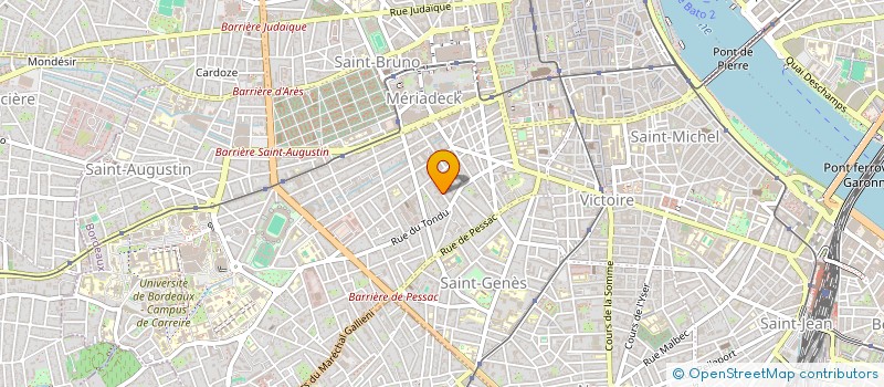 localisation de l'entreprise CHOQUEZ-NOUS !  BORDEAUX