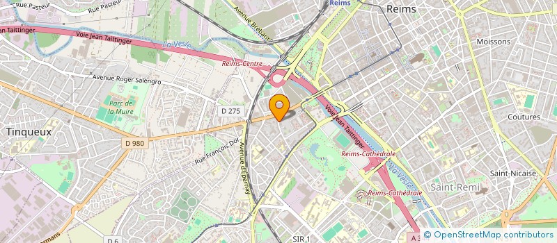 localisation de l'entreprise CHOR' & ATTITUDE  REIMS