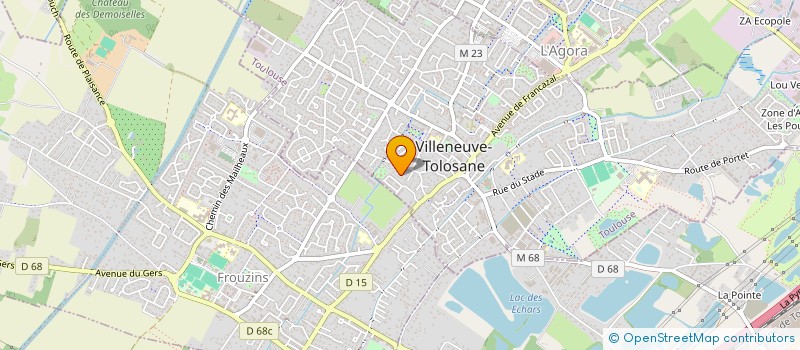 localisation de l'entreprise CHOR&BIEN-ETRE à VILLENEUVE-TOLOSANE