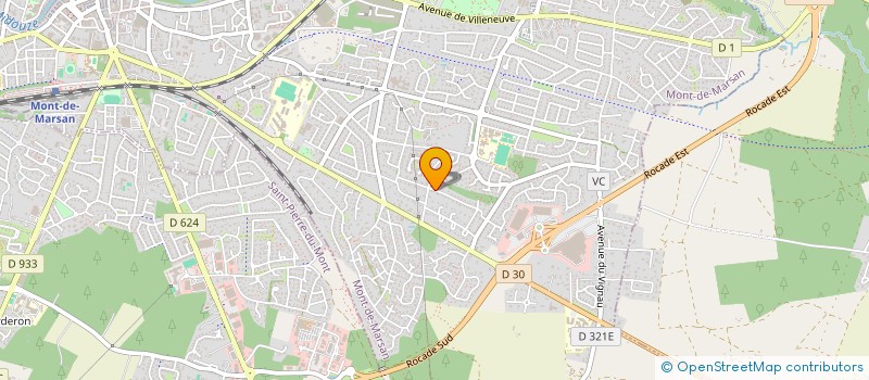 localisation de l'entreprise CHOR'ELLES à MONT-DE-MARSAN