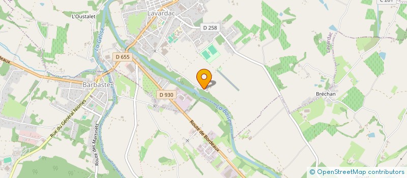 localisation de l'entreprise CHOR ET ART  LAVARDAC