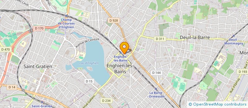 localisation de l'entreprise CHOR FA THAI SPA  ENGHIEN-LES-BAINS