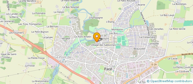 localisation de l'entreprise CHORALE A CAPPELLA  PACE