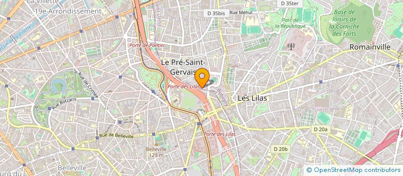 localisation de l'entreprise CHORALE AFROFEMINISTE à LE PRE-SAINT-GERVAIS