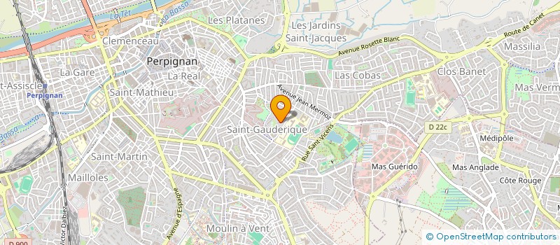 localisation de l'entreprise CHORALE AMIS CHANTONS  PERPIGNAN