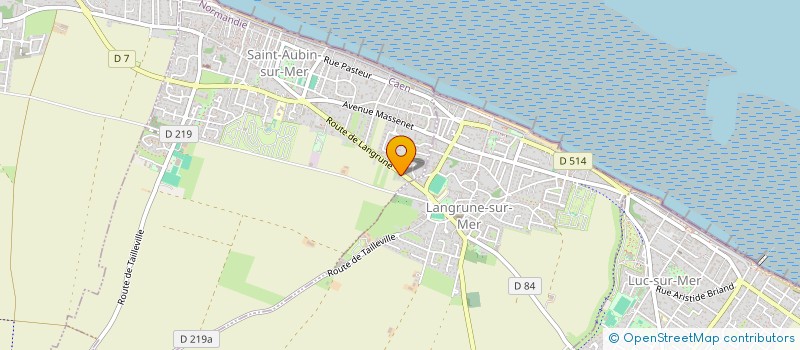 localisation de l'entreprise CHORALE AMUNDIVILLA  SAINT-AUBIN-SUR-MER