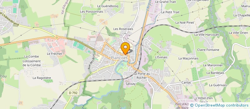 localisation de l'entreprise CHORALE ARC-EN-CIEL  PLANCOET