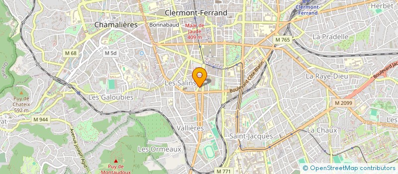 localisation de l'entreprise CHORALE ARC EN CIEL  CLERMONT-FERRAND