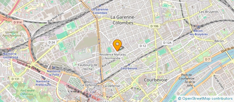 localisation de l'entreprise CHORALE ARTEUROPE à COURBEVOIE