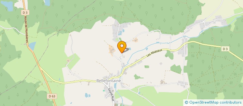 localisation de l'entreprise CHORALE BELLI ' MUSIC  BELLEFONTAINE