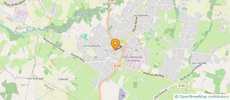 localisation de l'entreprise CHORALE BRIND'ACCORD  BRINDAS