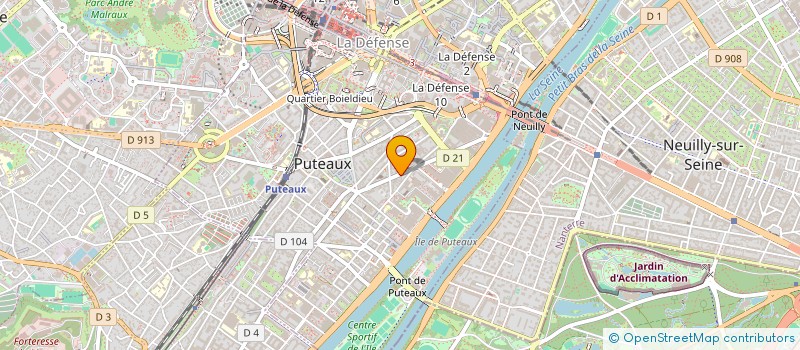 localisation de l'entreprise CHORALE CANTA LATINOAMERICA  PUTEAUX