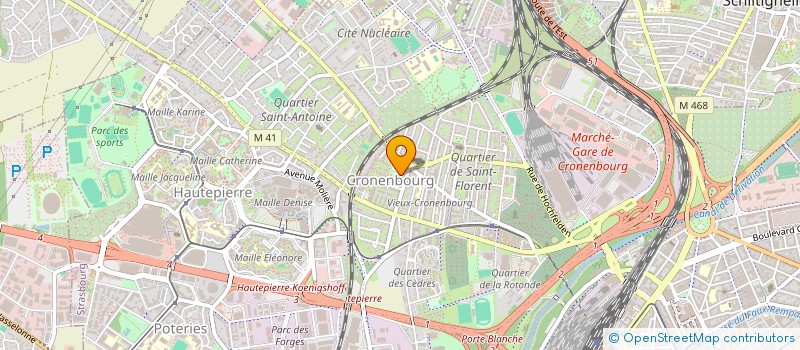 localisation de l'entreprise CHORALE CANTALLIA à STRASBOURG