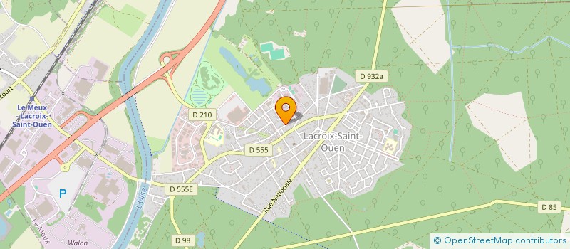 localisation de l'entreprise CHORALE CHABADA  LACROIX-SAINT-OUEN