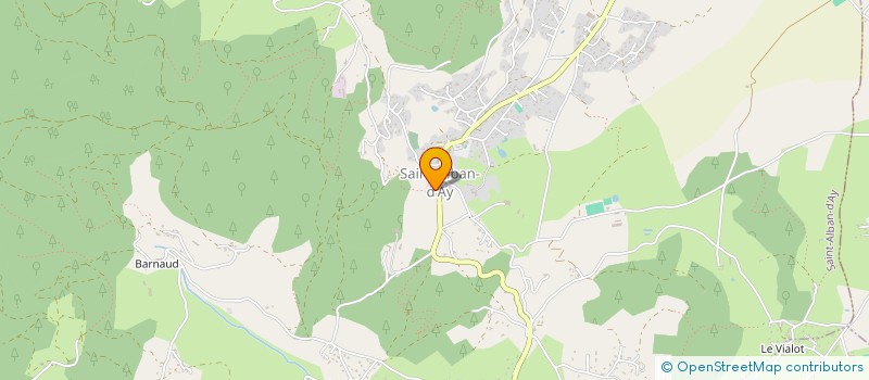 localisation de l'entreprise CHORALE CHANT AY  SAINT-ALBAN-D AY