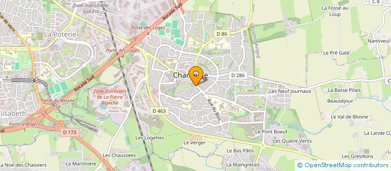 localisation de l'entreprise CHORALE CHANTEPIE CHANTE  CHANTEPIE