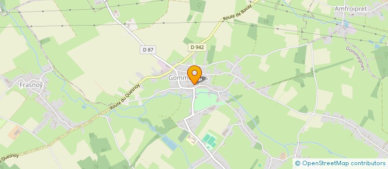 localisation de l'entreprise CHORALE COEURS EN CHOEUR  GOMMEGNIES