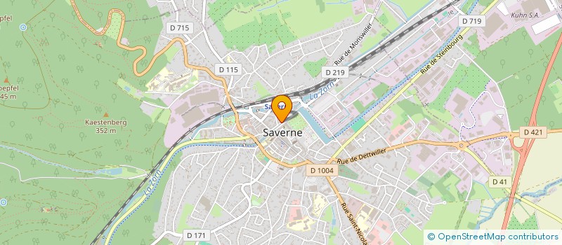 localisation de l'entreprise CHORALE CONCORDIA 1850 SAVERNE  SAVERNE