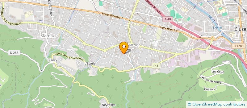 localisation de l'entreprise CHORALE CROQ'NOTES  SCIONZIER