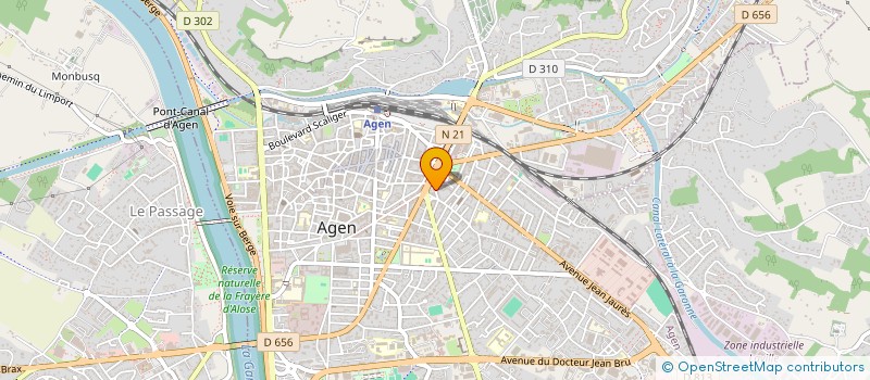 localisation de l'entreprise CHORALE CULTURELLE MAHOLA DU LOT ET GARONNE  AGEN