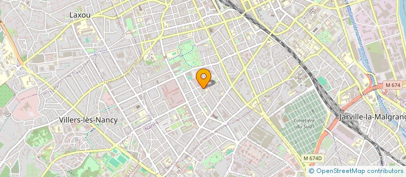 localisation de l'entreprise CHORALE D'ENFANTS  LES MIRABELLES   NANCY