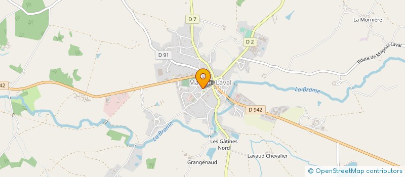localisation de l'entreprise CHORALE DE LA BASSE MARCHE à MAGNAC-LAVAL