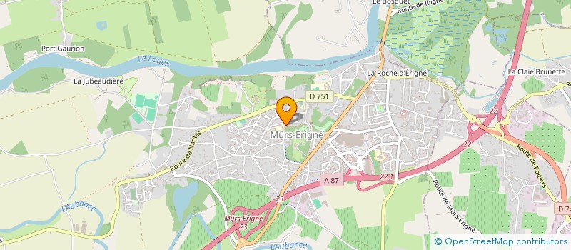 localisation de l'entreprise CHORALE DE MURS ERIGNE  MURS-ERIGNE