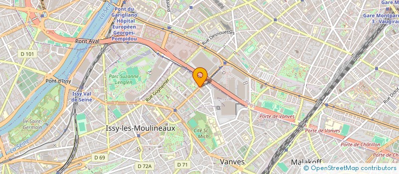 localisation de l'entreprise CHORALE DE PARIS à ISSY-LES-MOULINEAUX