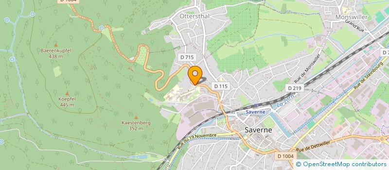 localisation de l'entreprise CHORALE DE PEDIATRIE LES AMIS DES ENFANTS  SAVERNE