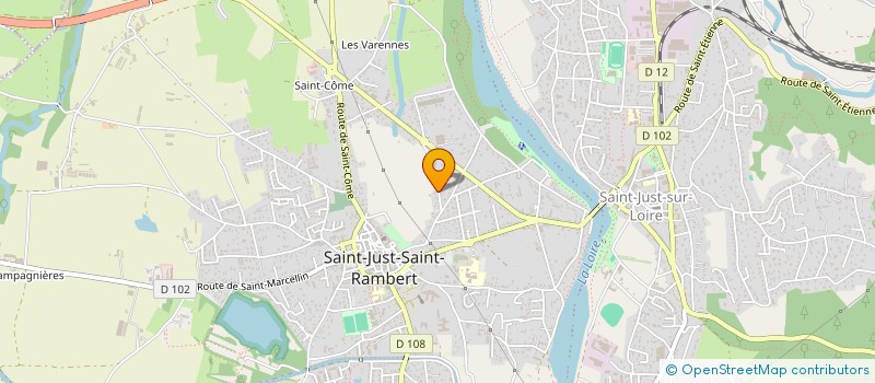 localisation de l'entreprise CHORALE DE ST JUST ST RAMBERT  SAINT-JUST-SAINT-RAMBERT