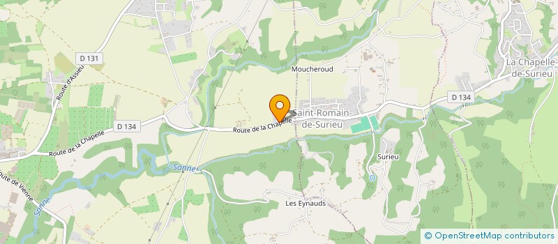 localisation de l'entreprise CHORALE DES COMPAGNONS DE LA SANNE  SAINT-ROMAIN-DE-SURIEU