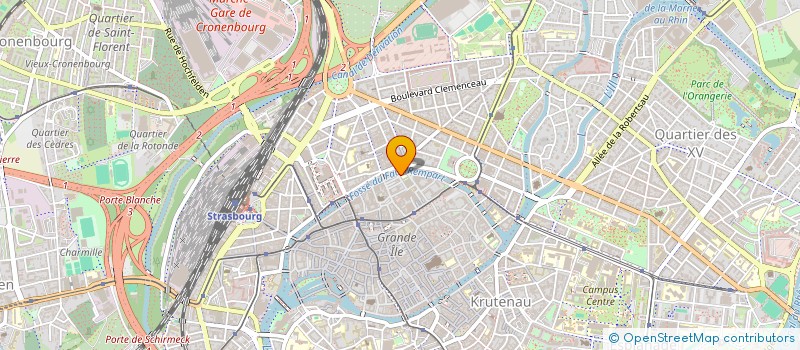 localisation de l'entreprise CHORALE DES ENSEIGNANTS DE STRASBOURG à STRASBOURG