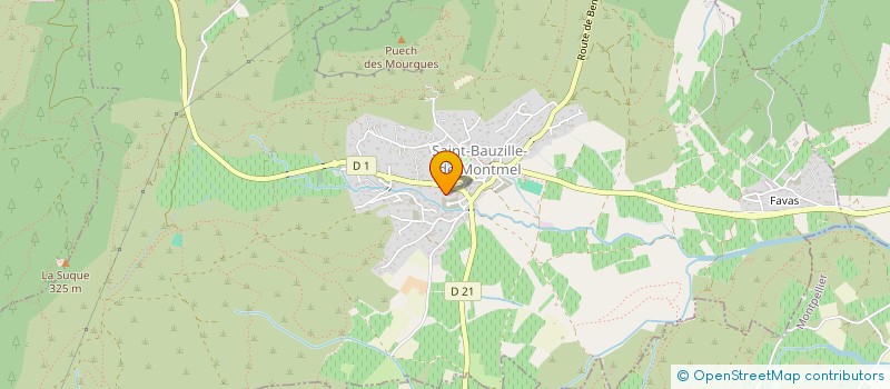 localisation de l'entreprise CHORALE DES GARRIGUES  SAINT-BAUZILLE-DE-MONTMEL