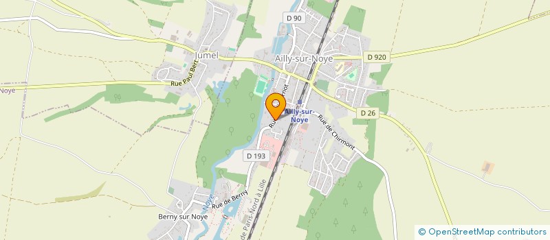 localisation de l'entreprise CHORALE DES GENS HEUREUX  AILLY-SUR-NOYE