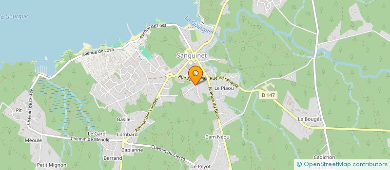 localisation de l'entreprise CHORALE DES VOIX DE LOSA  SANGUINET