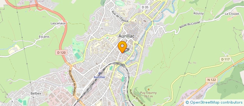 localisation de l'entreprise CHORALE DU MILLENAIRE à AURILLAC