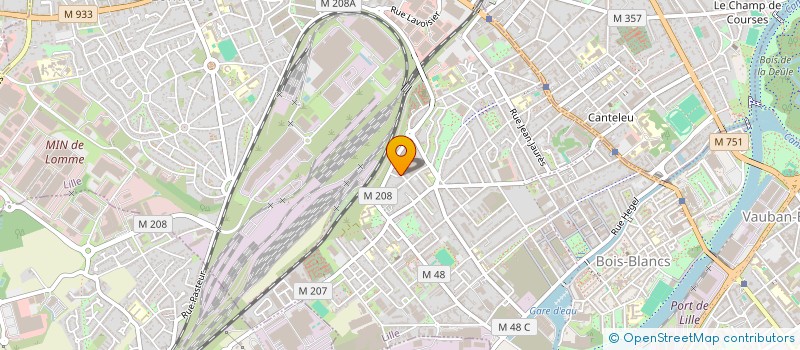 localisation de l'entreprise CHORALE DU SECRETARIAT GENERAL POUR L'ADMINISTRATION DU MINISTERE DE L'INTERIEUR ET DE LA PREFECTURE DU NORD  LILLE