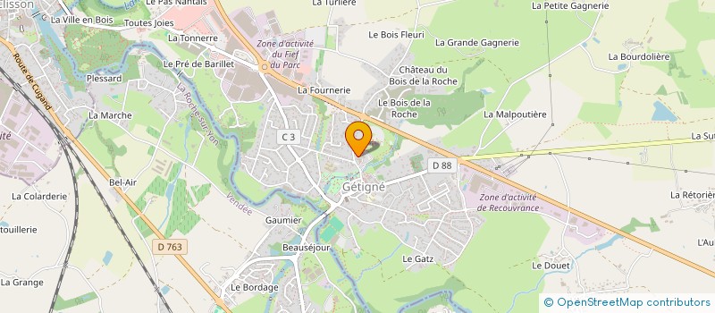 localisation de l'entreprise CHORALE DU VAL DE SEVRE à GETIGNE
