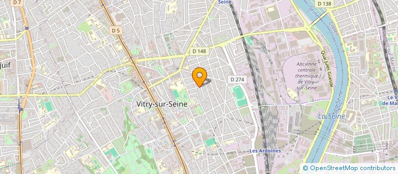 localisation de l'entreprise CHORALE EN VAL DE MARNE à VITRY-SUR-SEINE