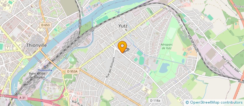 localisation de l'entreprise CHORALE ESENGO DE LA PAROISSE PROTESTANTE REFORMEE DE YUTZ  YUTZ